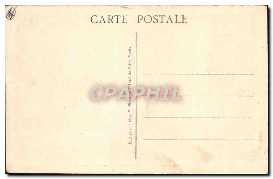 L'Auvergne pittoresque — L'Arrivée au Lac d'Adat par la Route de Clermont — Éditions 'Idéal' n°4760 — Verso