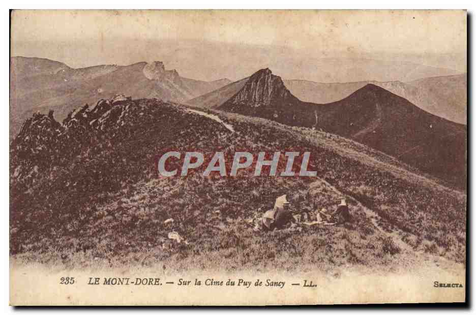 CPA Le Mont Dore Sur La Cime Du Puy De Sancy 