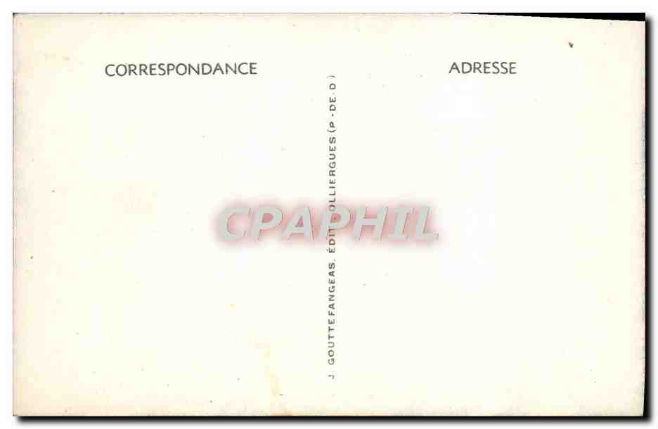 CPA Le Mont Dore Vue generale — Verso