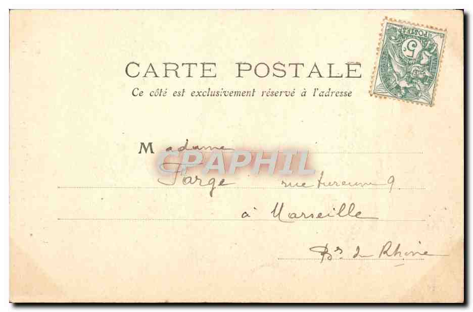 Cascade du Plat à Barbe — L'Auvergne — M.T. I.L. — Verso