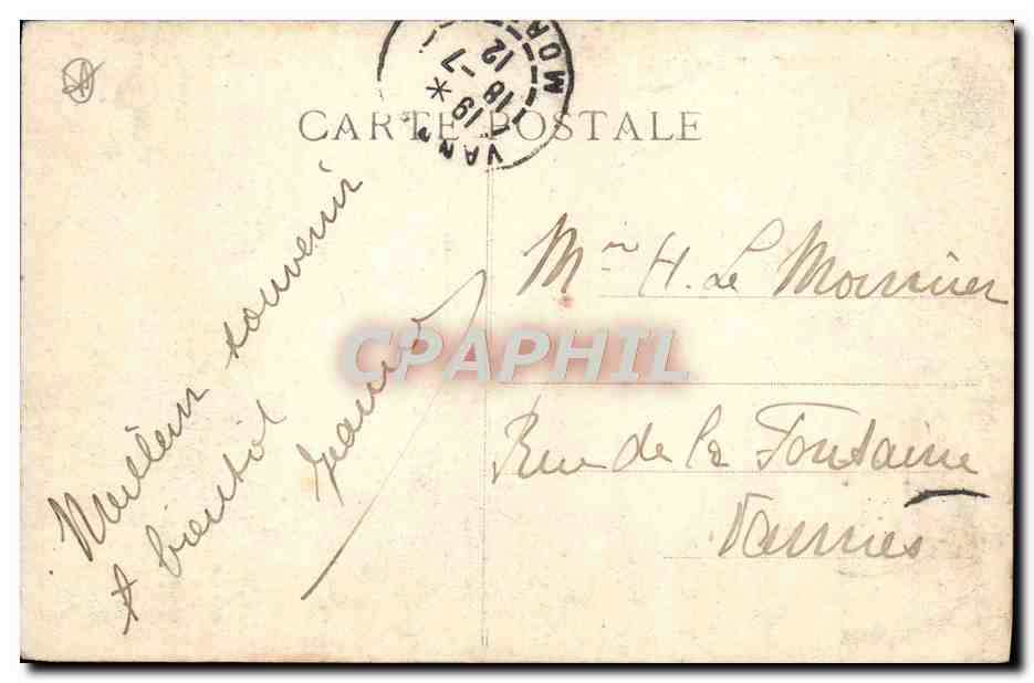CPA Le Mont Dore Vue Generale Et Le Puy Gros — Verso