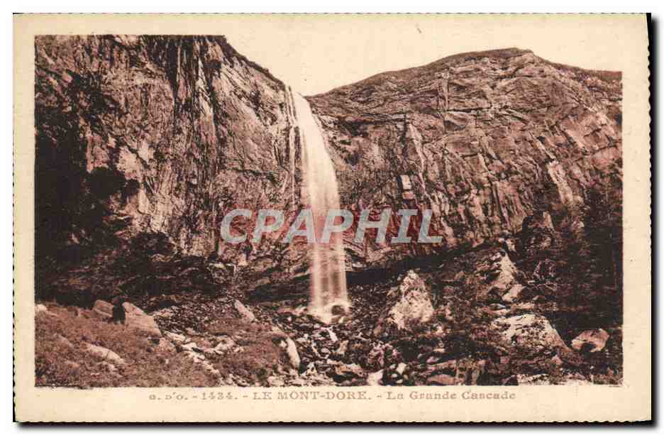 CPA Le Mont Dore La Grande Cascade