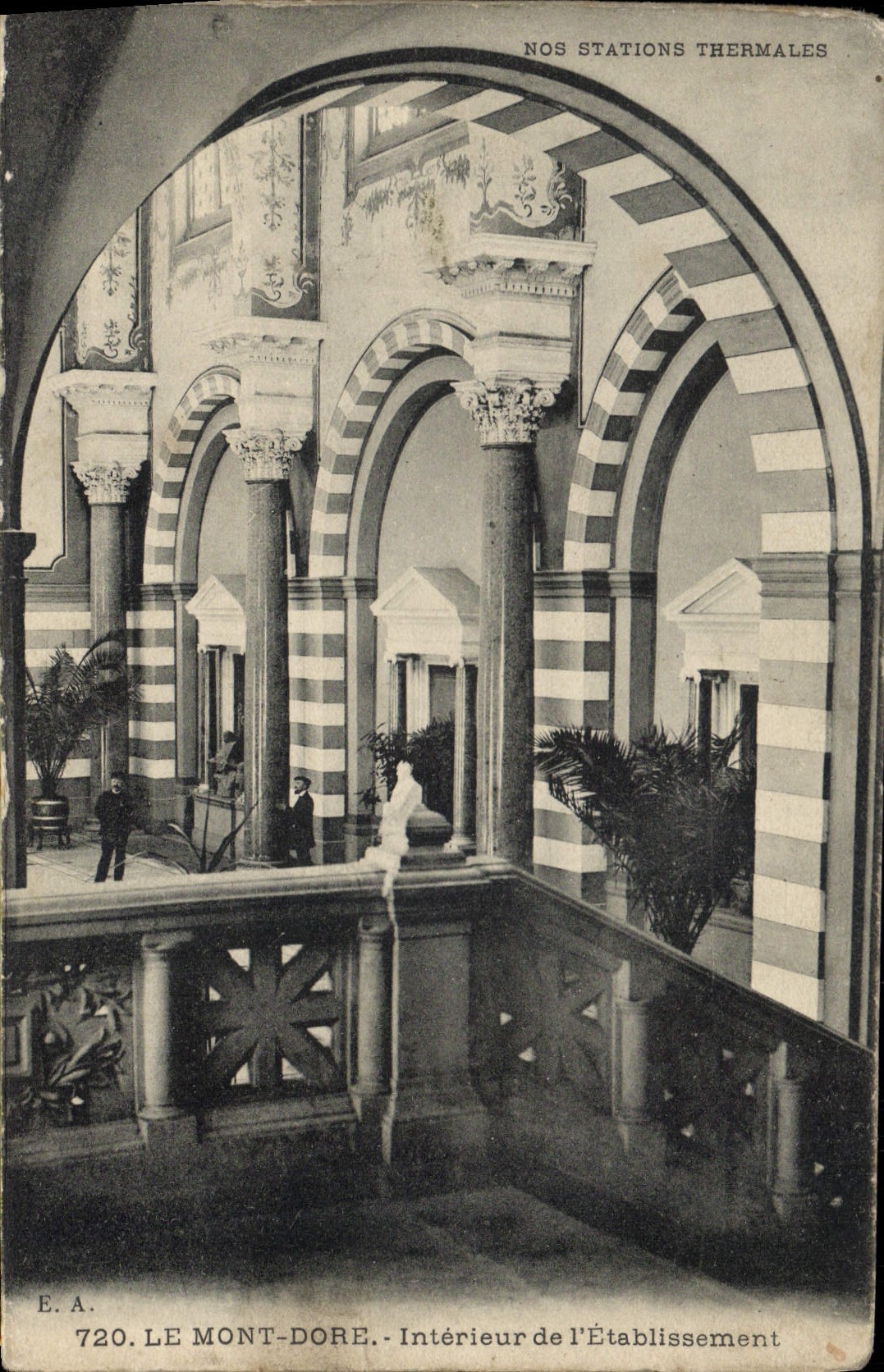 CPA LE Mont Dore Interieur De l'Etablissement
