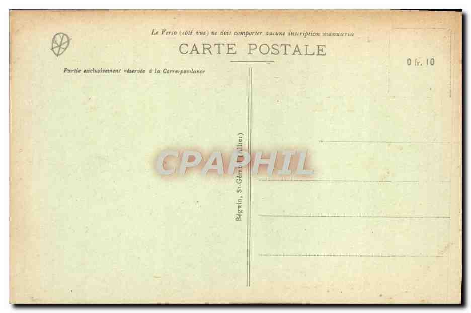 CPA Le Puy Eglise Des Carmes — Rückseite