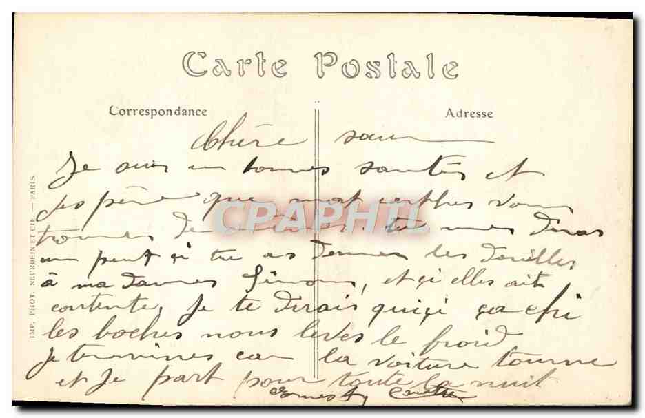 CPA Epinal Eglise Saint Maurice Le Portail Des Bourgeois — Rückseite