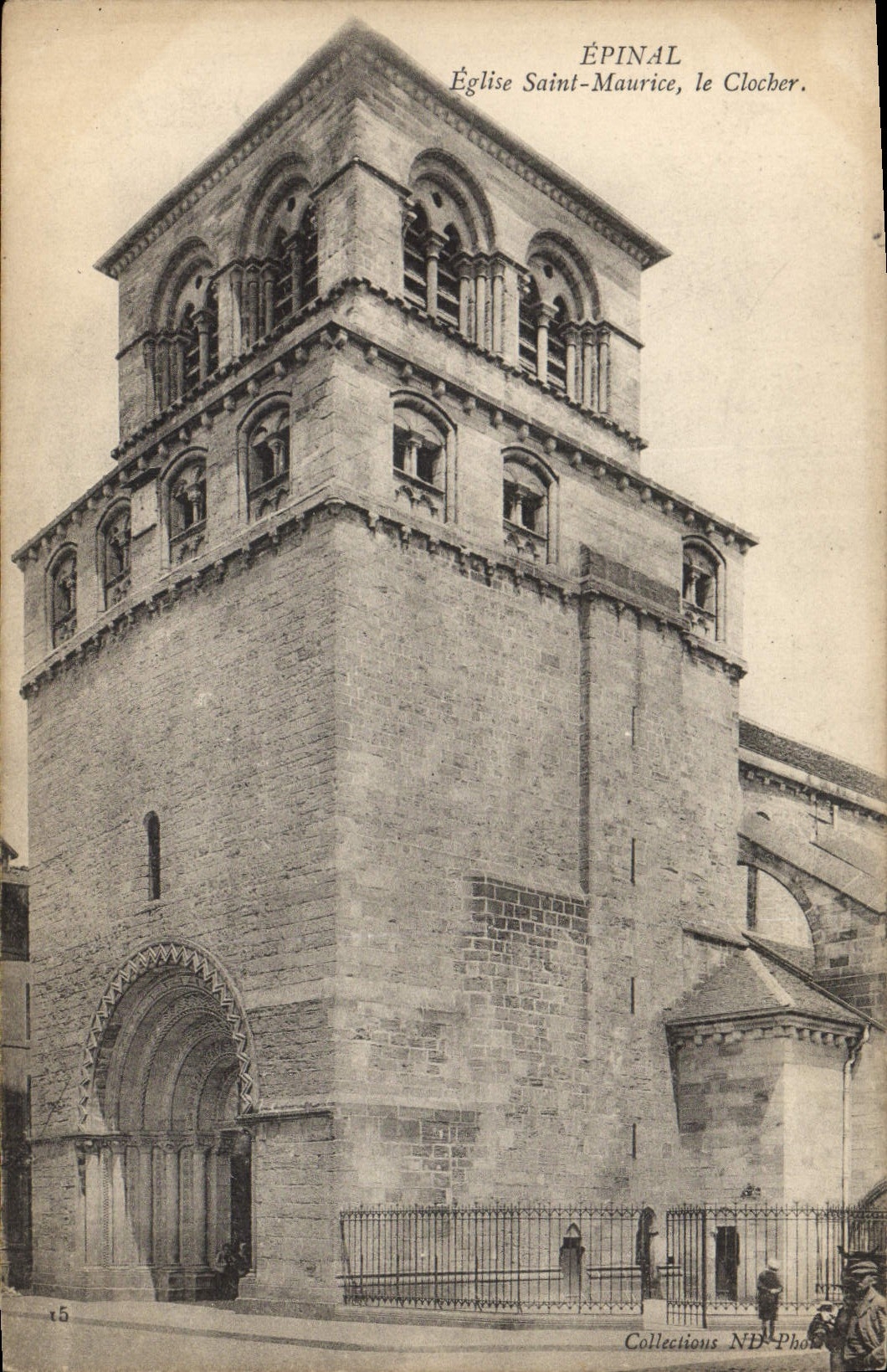 CPA Epinal Eglise Saint Maurice Le Clocher