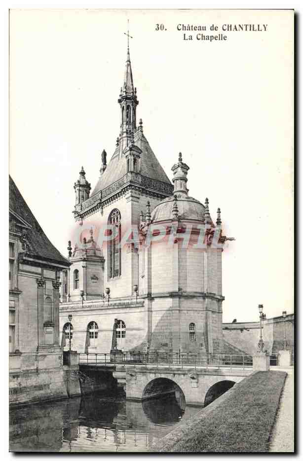 Château de CHANTILLY — La Chapelle — Hallotypie Boudrier et Faucheux, Versailles, n°30