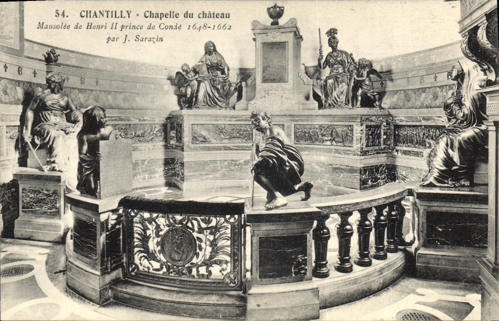 CPA Chateau De Chantilly Chapelle Mausolee de Henri II Prince de Conde