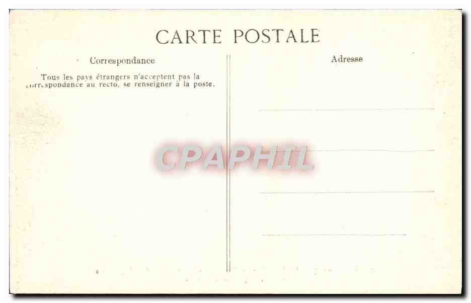 CPA Compiegne Le Chateau Galerie Des Tapisseries Chasse — Rückseite