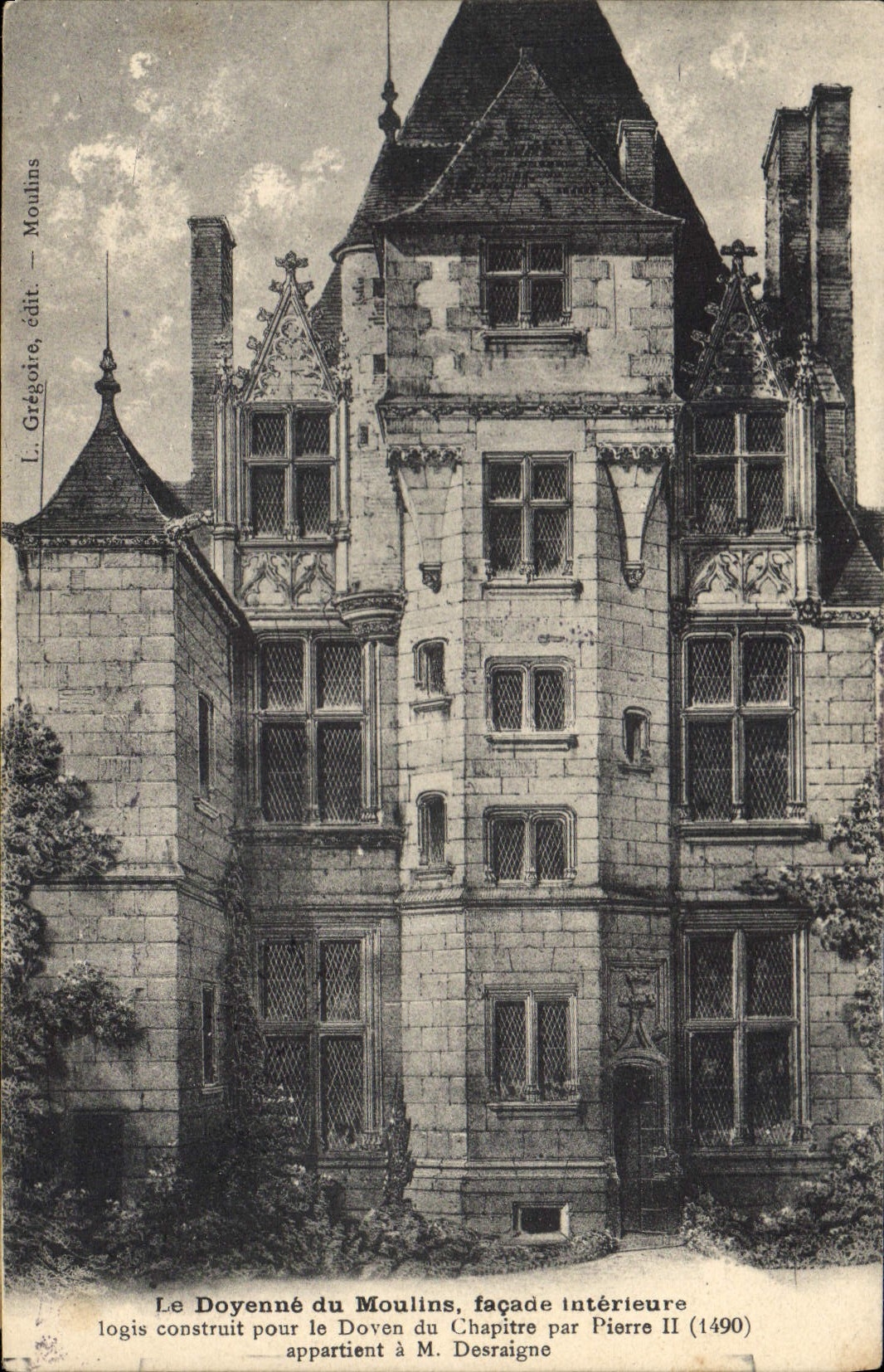 CPA Moulins Maison Du Doyenne