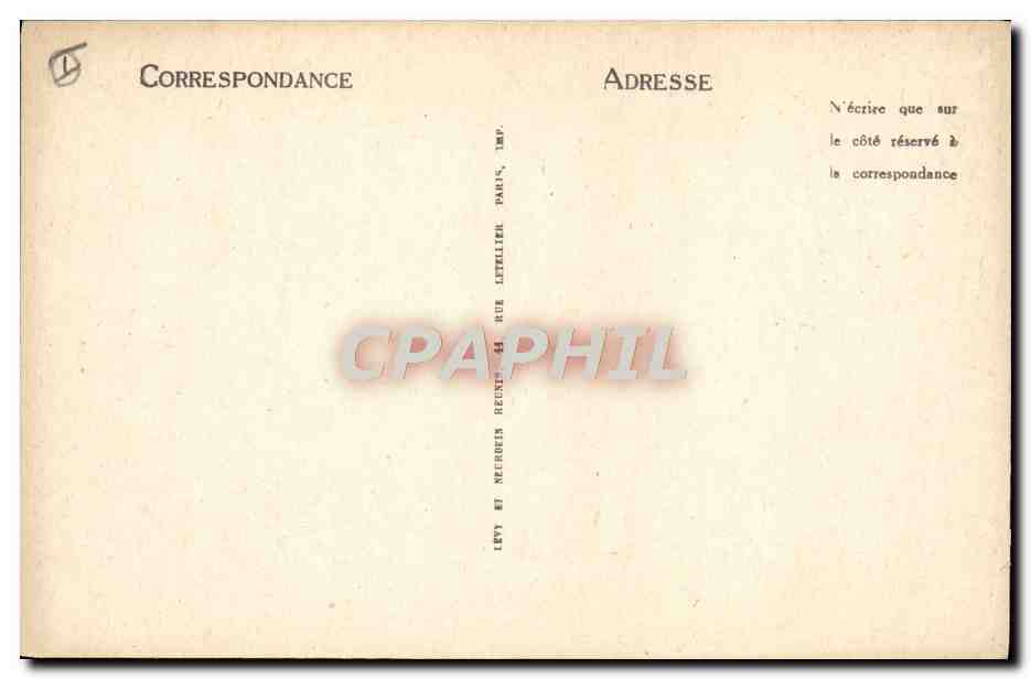 CPA Moulins Le Musee — Rückseite