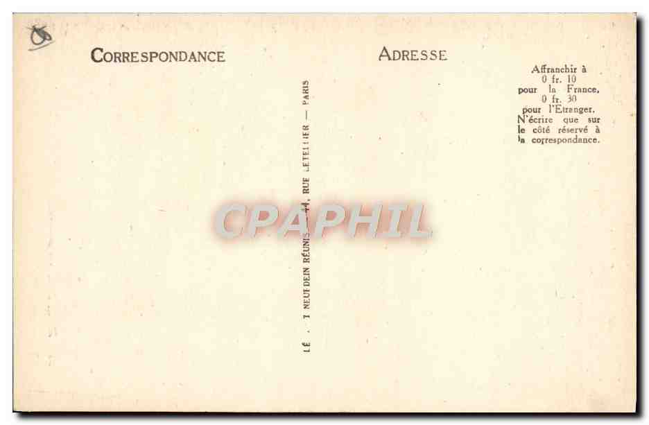 CPA Moulins Interieur de Notre Dame le maitre autel — Verso
