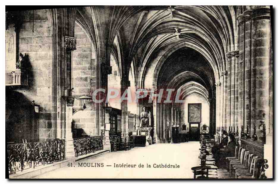 Moulins — Intérieur de la Cathédrale — CPAPHIL