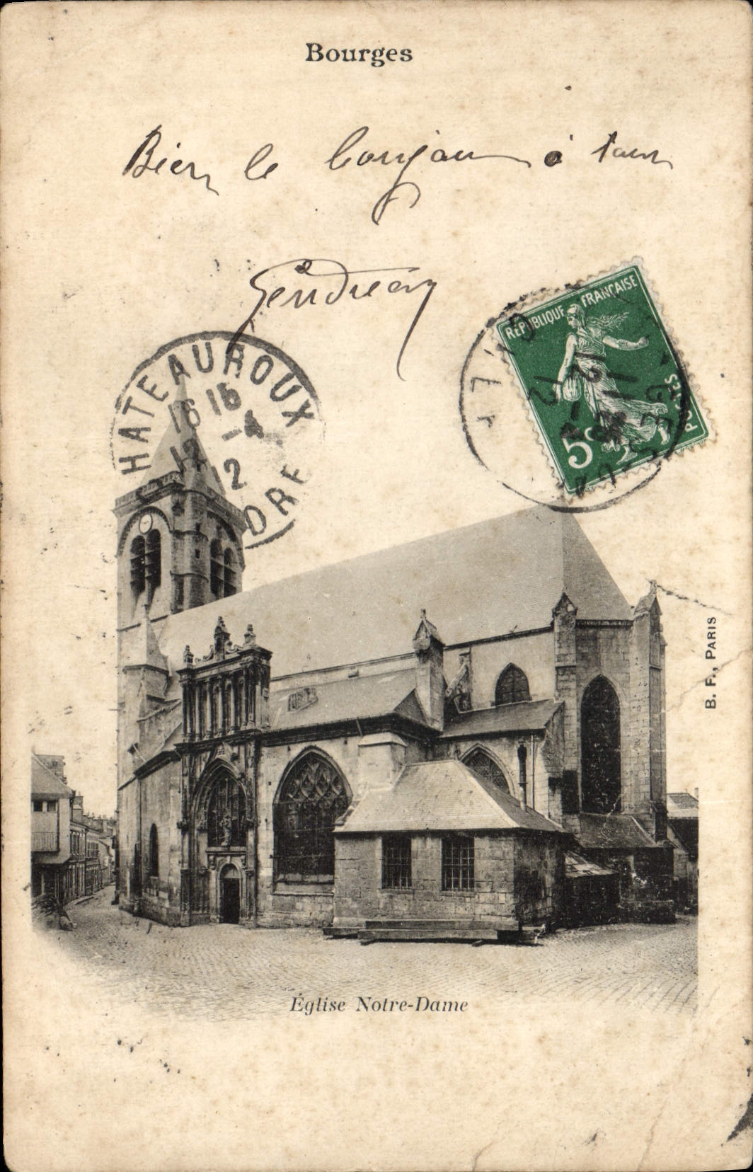 Bourges — Église Notre-Dame — B.F. Paris