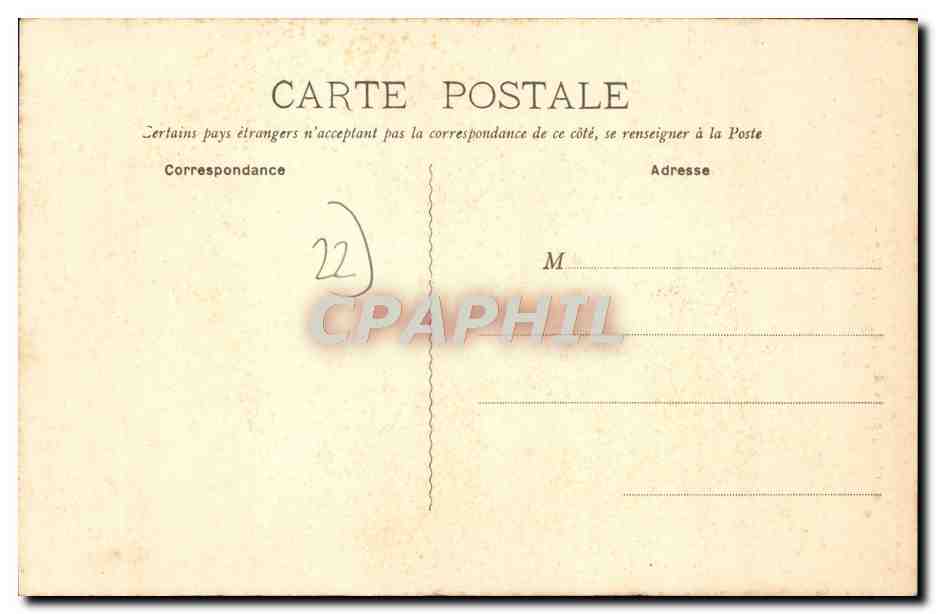CPA Ecole des cordeliers Dinan Abside De La Chapelle La Tribune — Verso