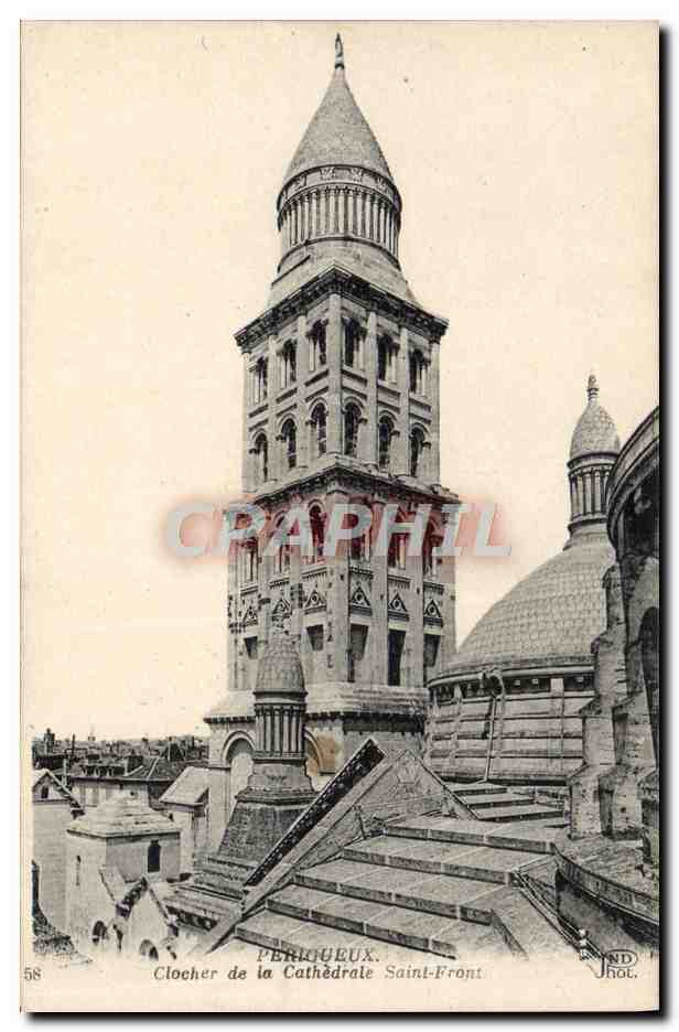 CPA Perigueux Clocher de la cathedrale Saint Front