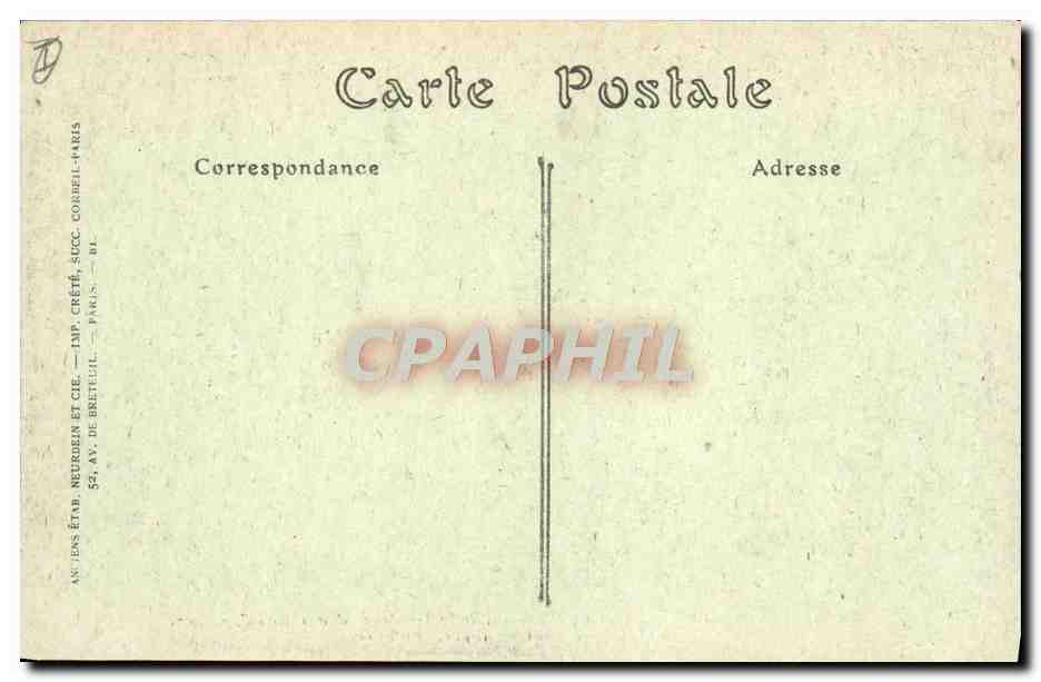 CPA Dreux Chapelle Saint Louis Tombeau De Lla duchesse douairiere d'Orleans — Verso