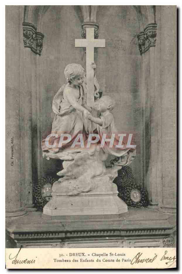 Dreux - Chapelle Saint-Louis - Tombeau des Enfants du Comte de Paris