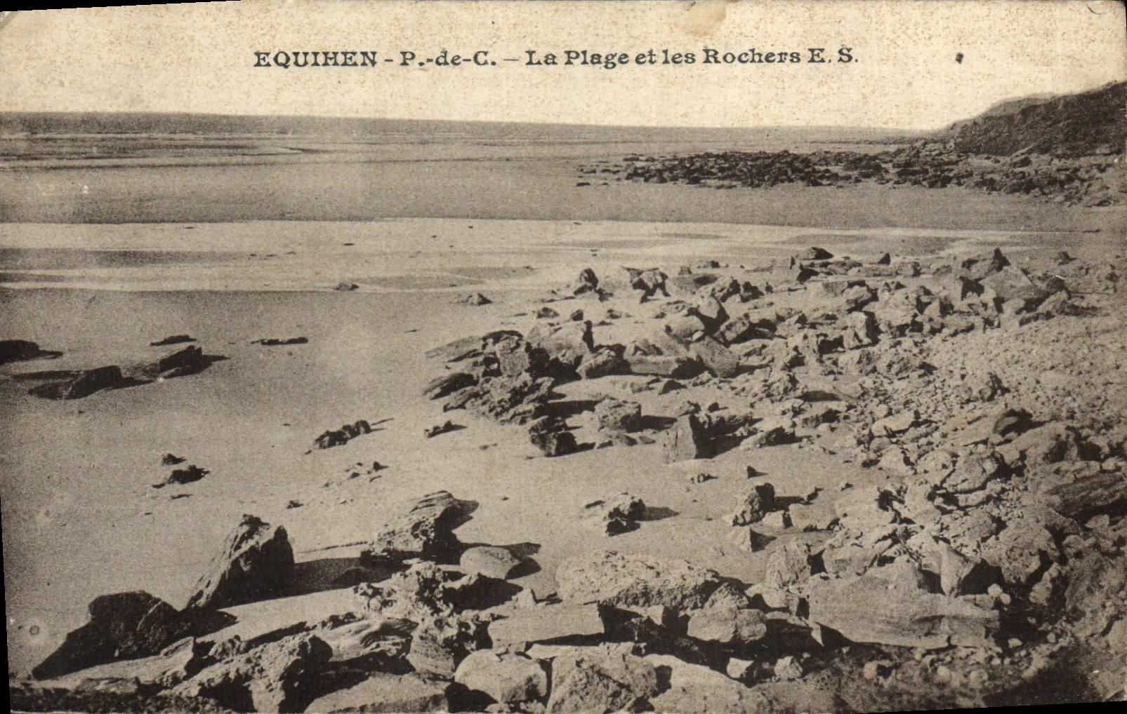 Equihen - P.-de-C. - Die Strände und Felsen E.S.