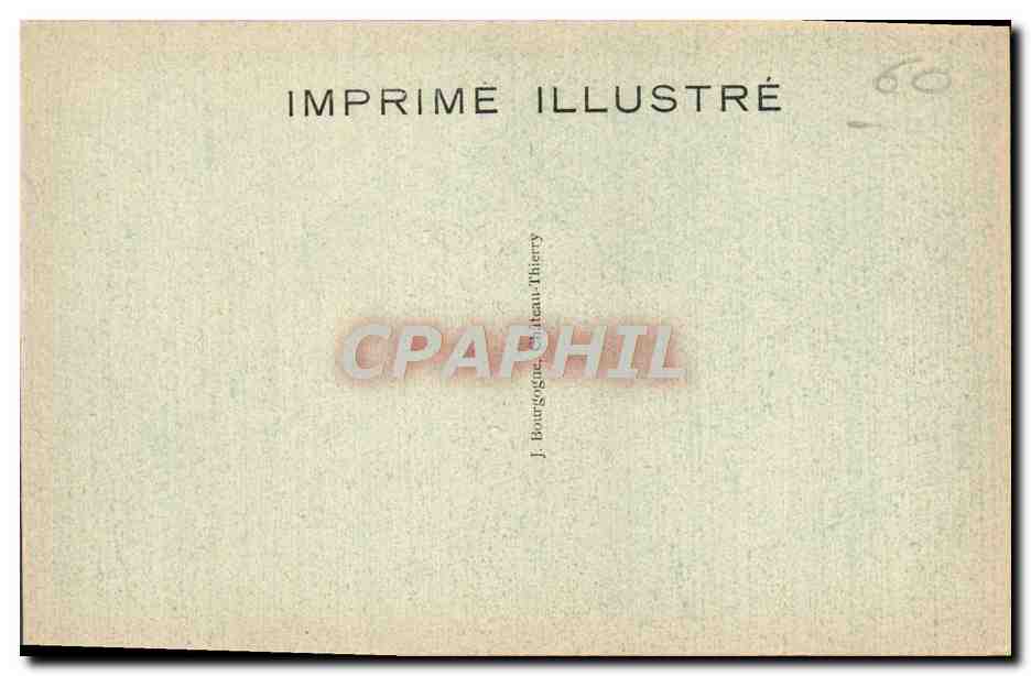 CPA Compiegne Le Chateau — Verso