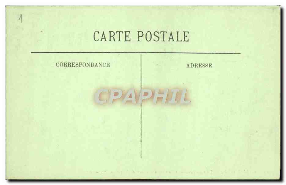 CPA Compiegne Le Chateau Chambre A Coucher De Napoleon 1er — Rückseite