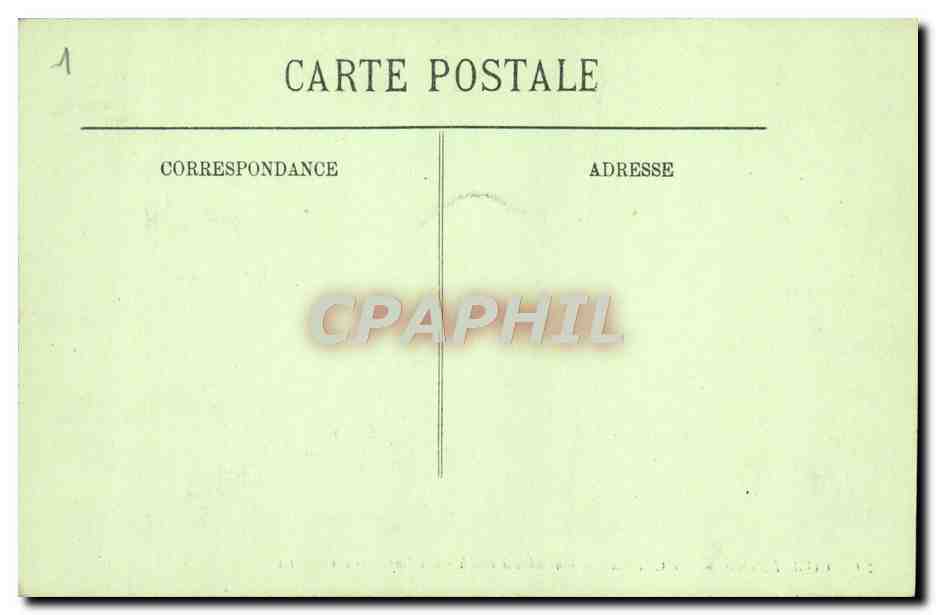 CPA Compiegne Le Chateau Chambre A Coucher Des Imperatrices — Verso