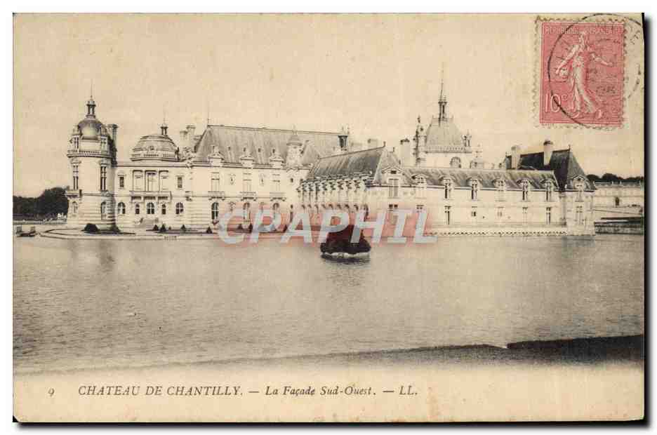 Schloss Chantilly — Südwestfassade — LL