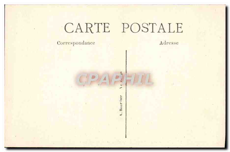 CPA Parc Du Chateau De Chantilly Les Trois Allees — Rückseite