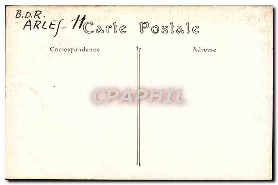CPA Arles Cloitre De Saint Trophime Colonnettes jumelles — Rückseite