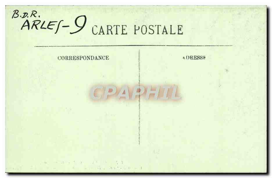 CPA Arles Cloitre De Saint Trophime Galerie Decors de Robert le Diable — Verso