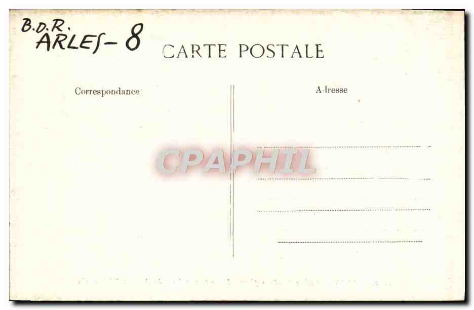CPA Arles Cloitre Saint Trophine Le Puits Et Galerie  — Verso