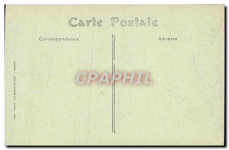 CPA Carcassonne La Tour De l'Inquisition — Rückseite