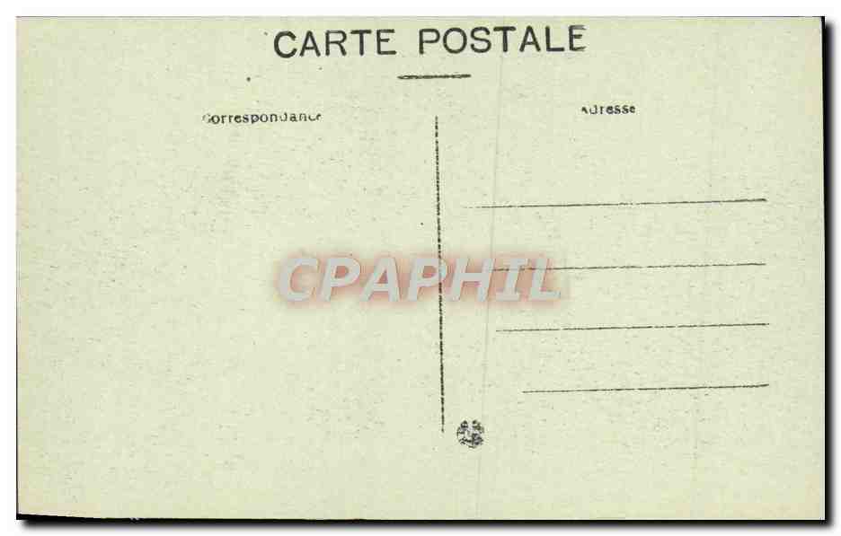 CPA Carcassonne Porte d'Aude — Rückseite
