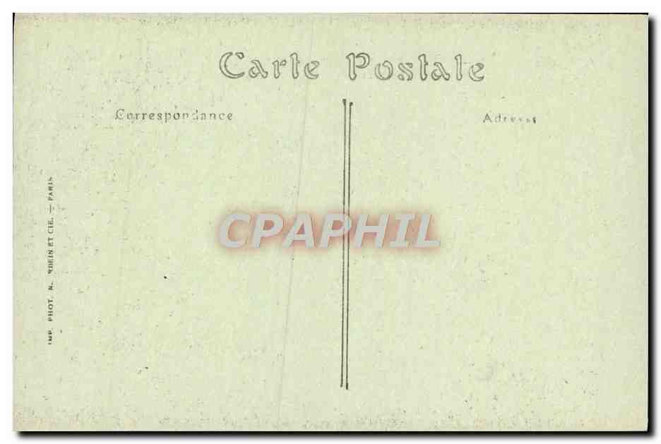 CPA Carcassonne Defense Exterieure — Rückseite