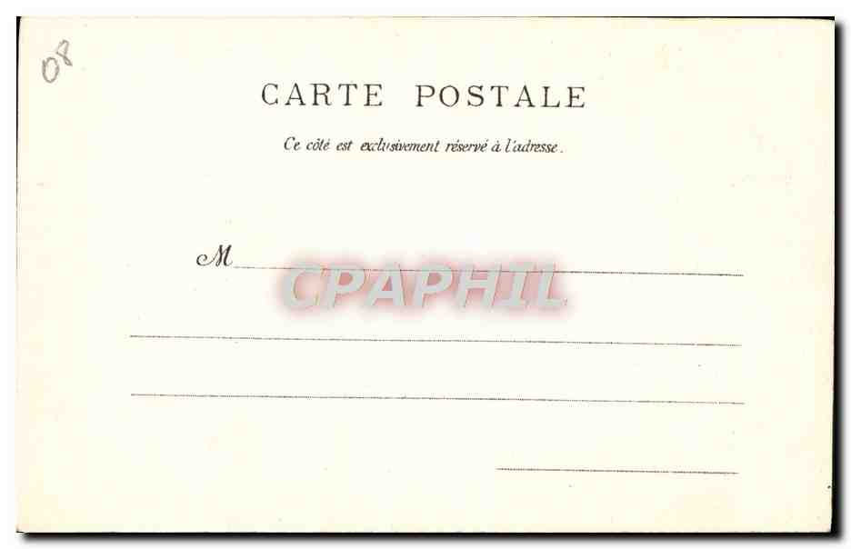 CPA Rethel Portail de l'eglise Saint Nicolas — Rückseite