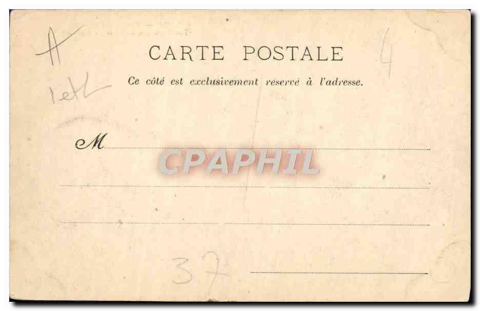 CPA Tours Cathedrale Tombeau des enfants de Charles VIII — Verso