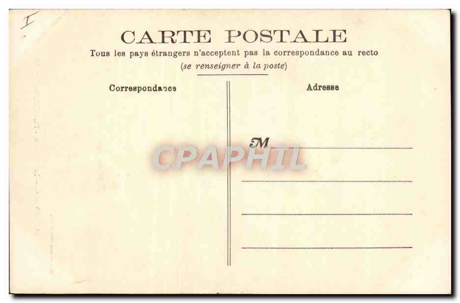 CPA Amboise le chateau Portail de la chapelle — Rückseite