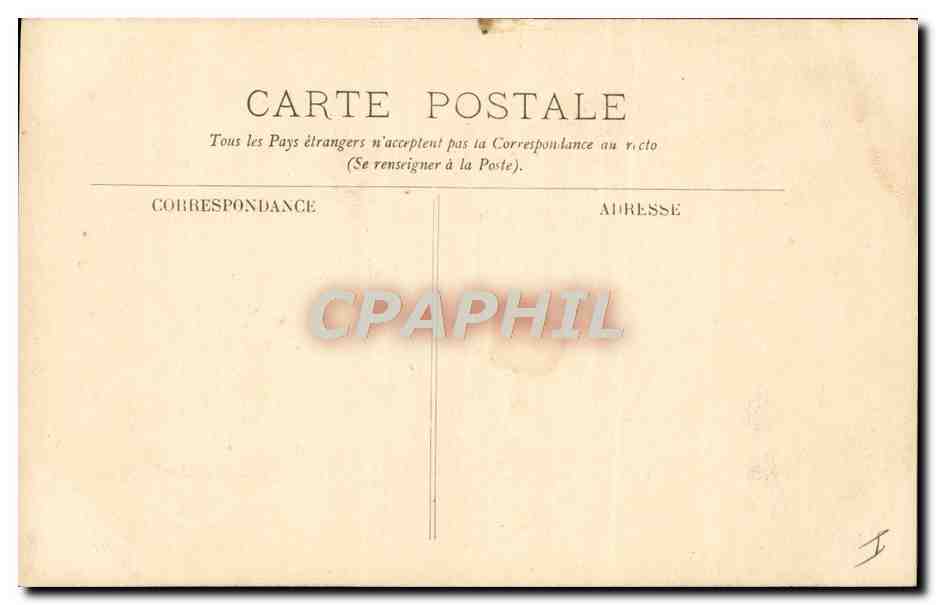 CPA Amboise Porte de l'ancien jeu de paume  — Rückseite