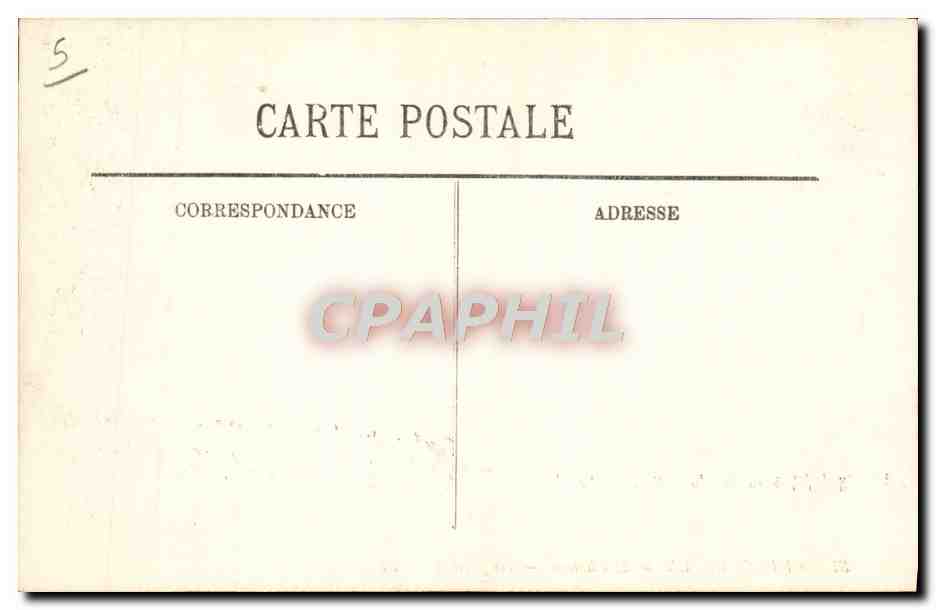 CPA Chenonceaux Le chateau Les jardins — Rückseite