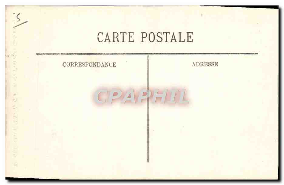 CPA Chenonceaux Le chateau Le puits et les Communs — Rückseite