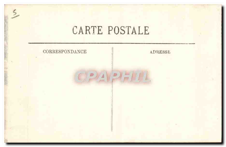 CPA Chenonceaux Le chateau La Tour des Marques Porte Renassaince — Rückseite