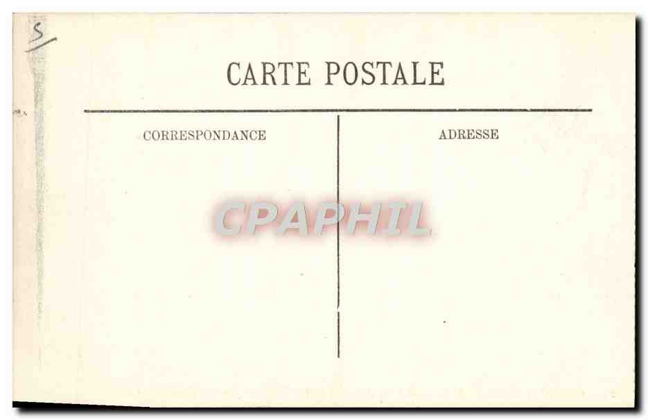 CPA Chenonceaux Detail de la porte du chateau et la devise de Thomas Bohier — Rückseite