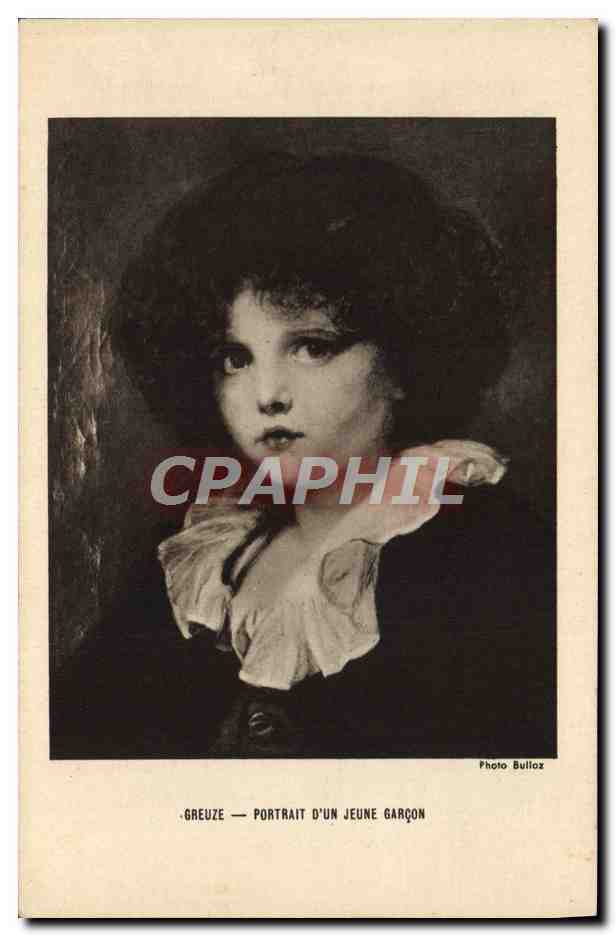 CPA Greuze Portrait d'un jeune garcon