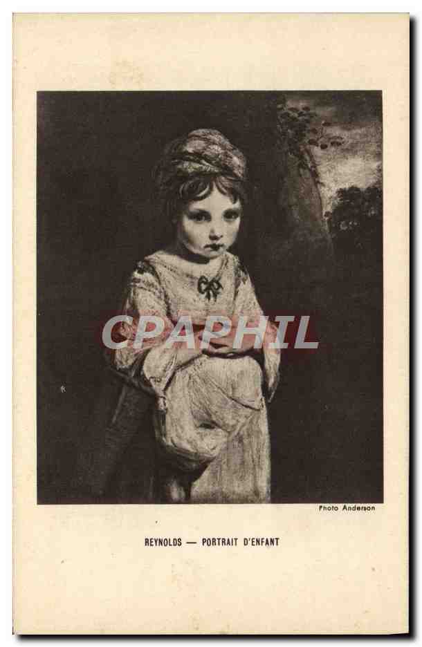 CPA Reynolds Portrait d'enfant
