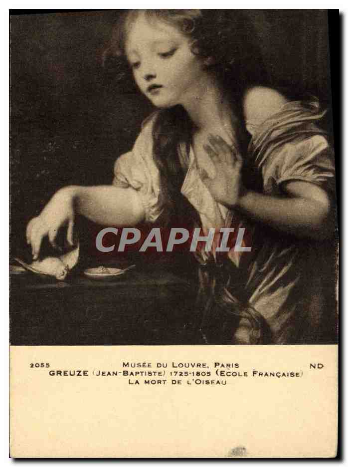 La Mort de l'Oiseau — Jean-Baptiste Greuze — Musée du Louvre, Paris
