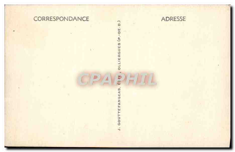 CPA Vichy Parc des Celestins — Verso