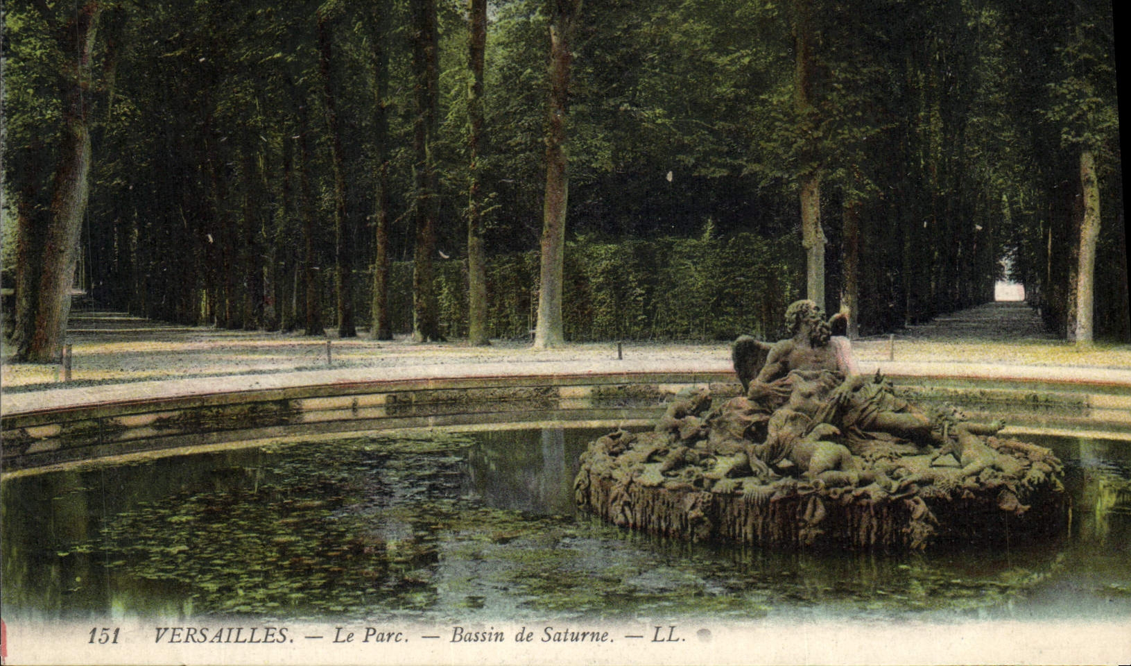 Versailles — Der Park — Bassin de Saturne — LL. — n° 151