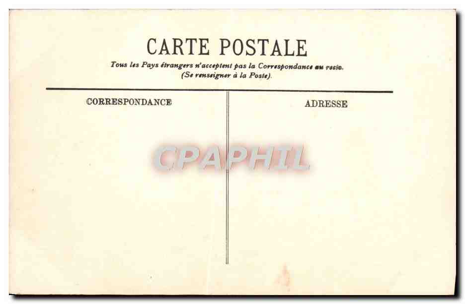 Jardins de Versailles — Le Bassin de Cérès — LL, n°39 — Verso