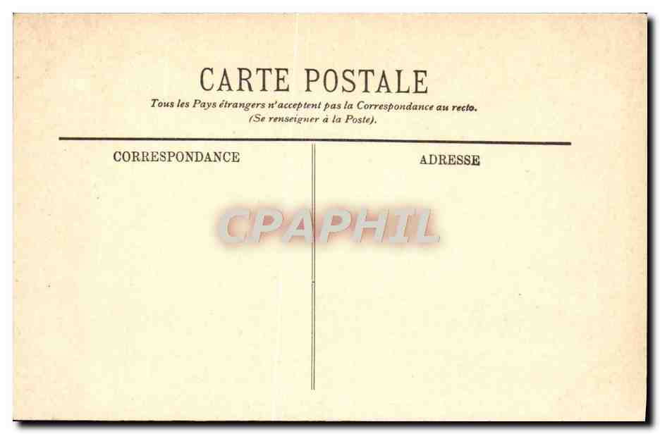 CPA Versailles Le chateau Salle des Croisades — Verso