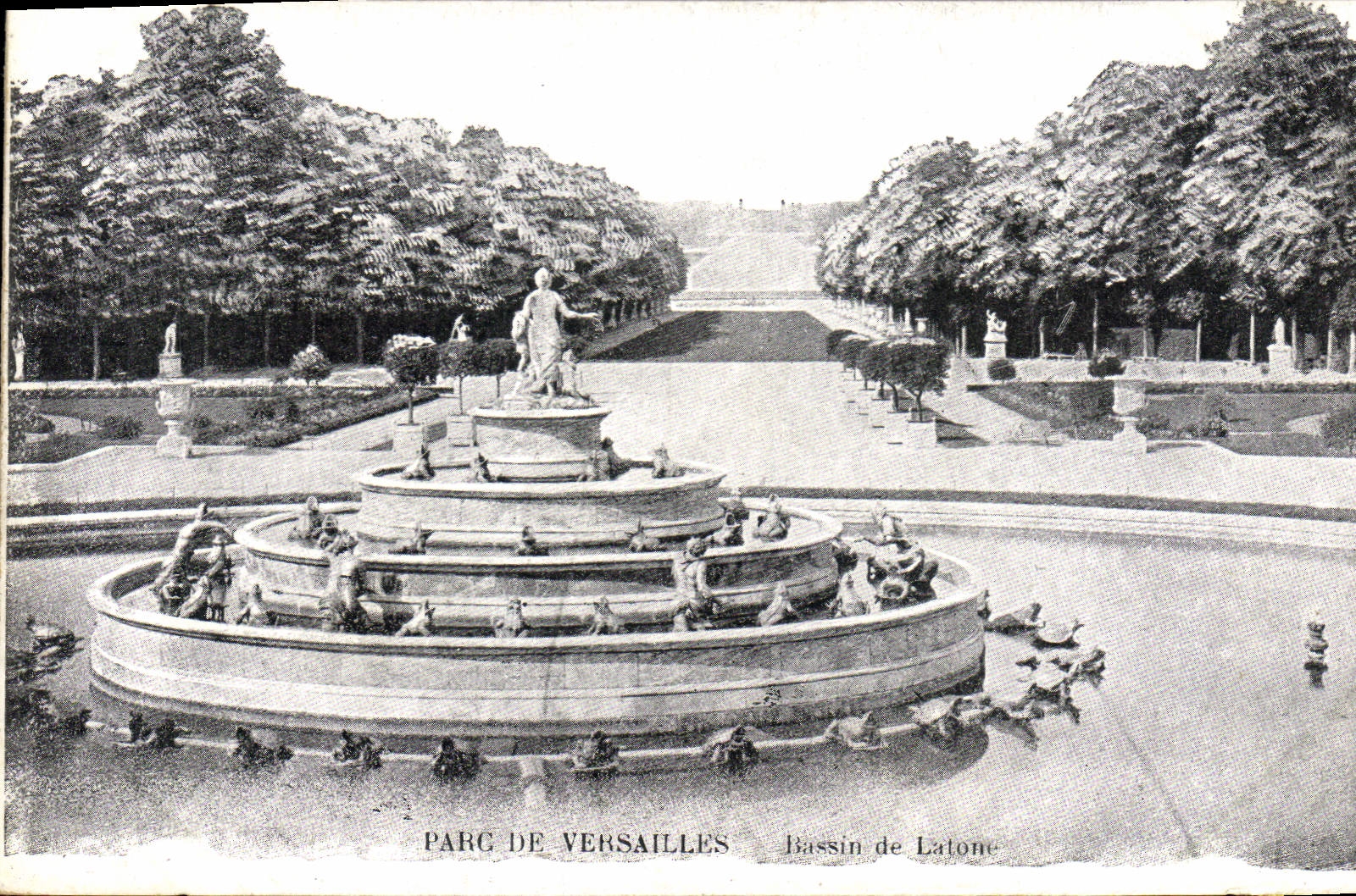 Schlosspark Versailles — Bassin de Latone — Verlag unbekannt
